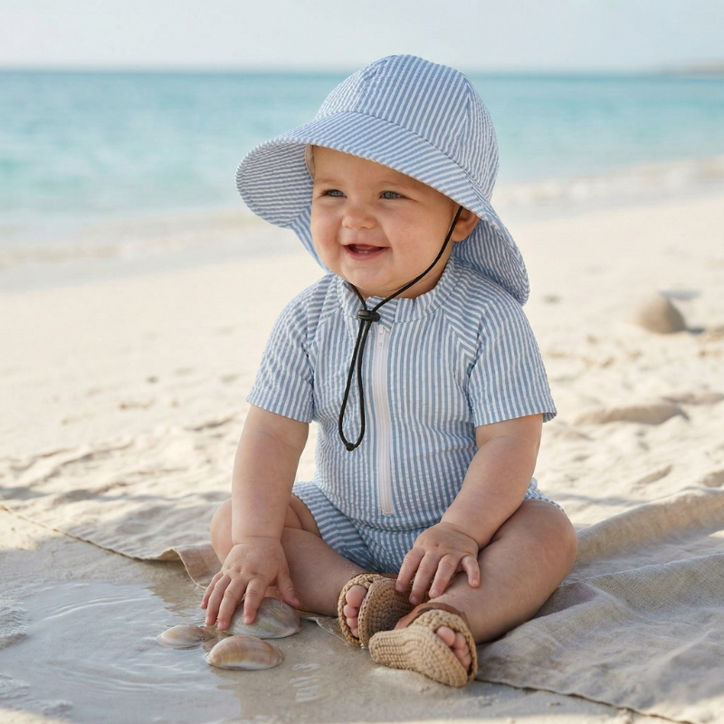 Maillot de Bain Bébé avec Casquette - Watson