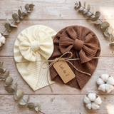 Turban Bébé Fille Noeud - Lot de 2