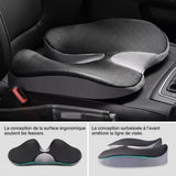 Coussin d'assise coccyx à surface incurvée