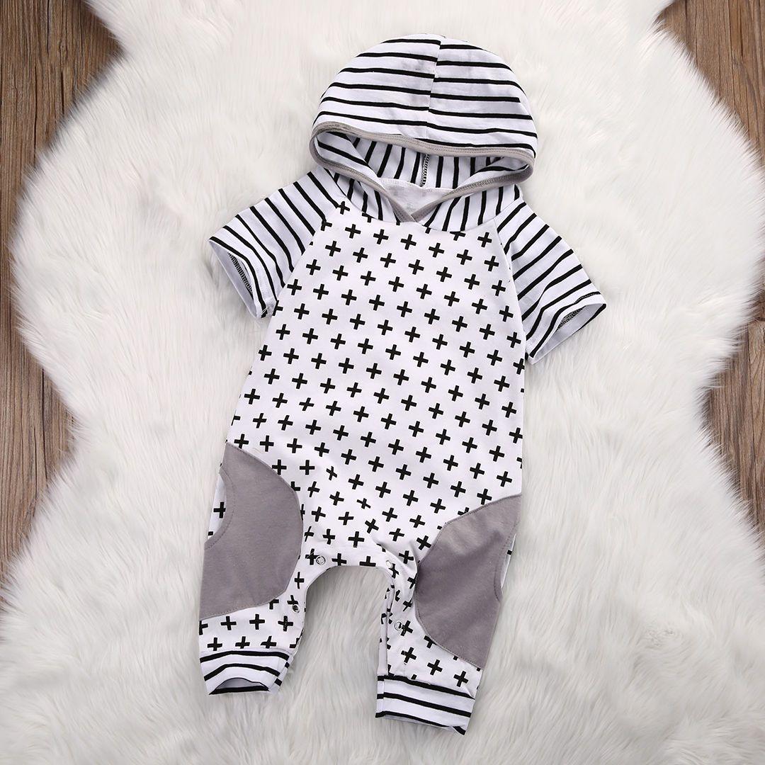 Pyjama à capuche à manches courtes style croisé