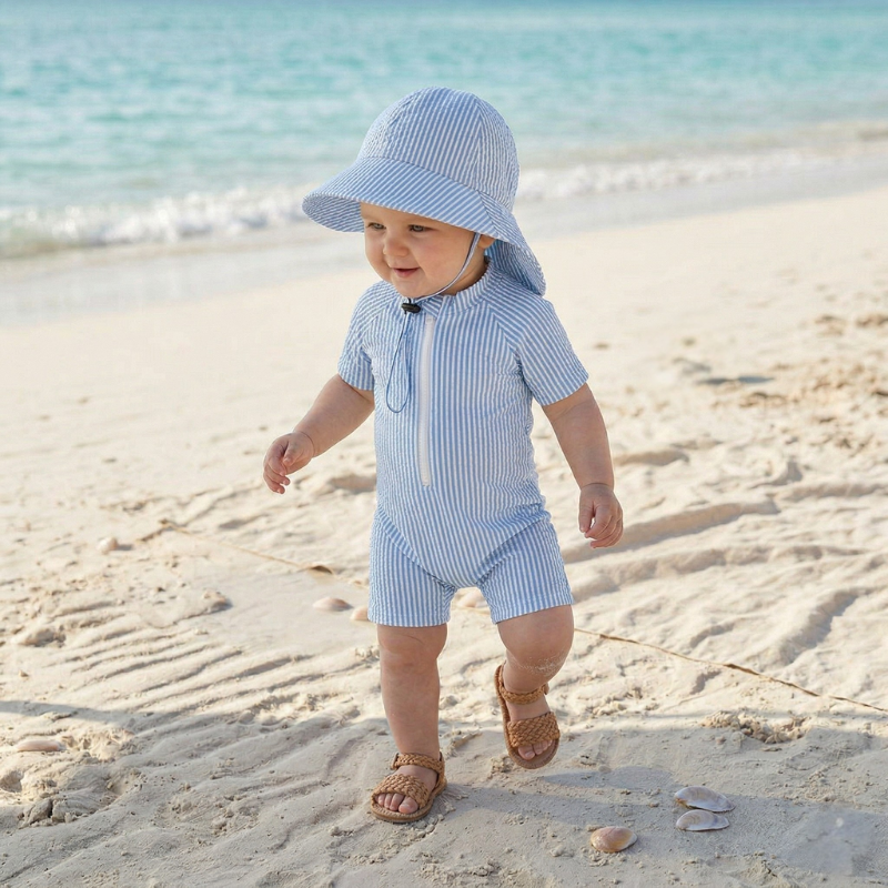 Maillot de Bain Bébé avec Casquette - Watson
