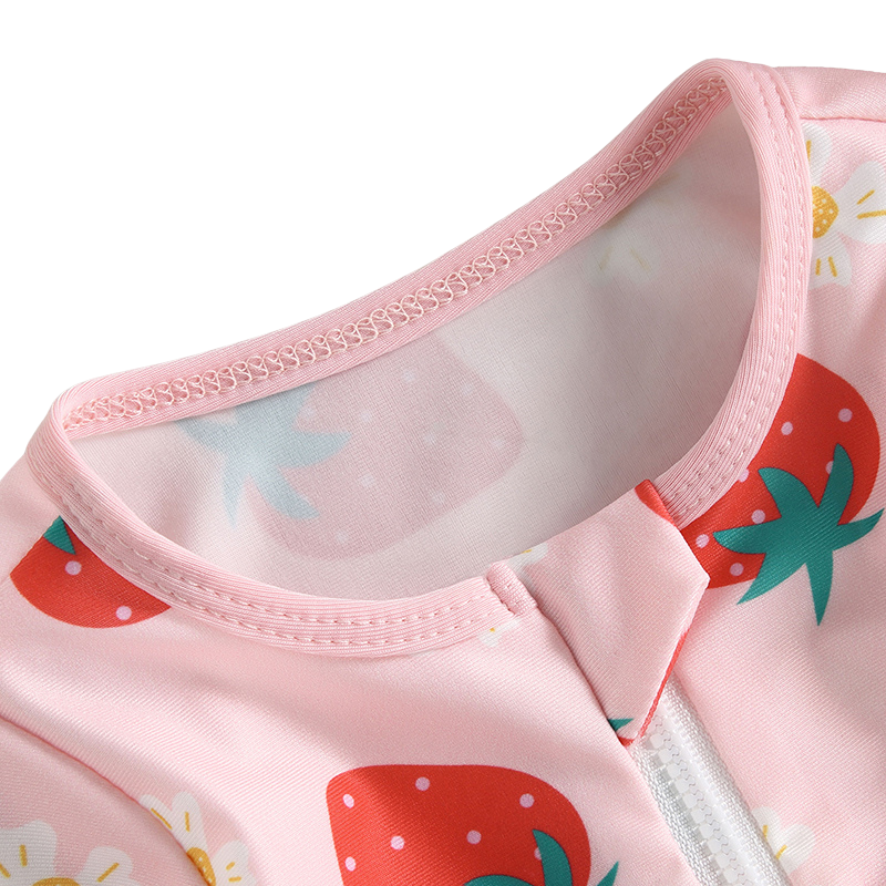 Maillot de Bain Bébé Fille avec Chapeau
