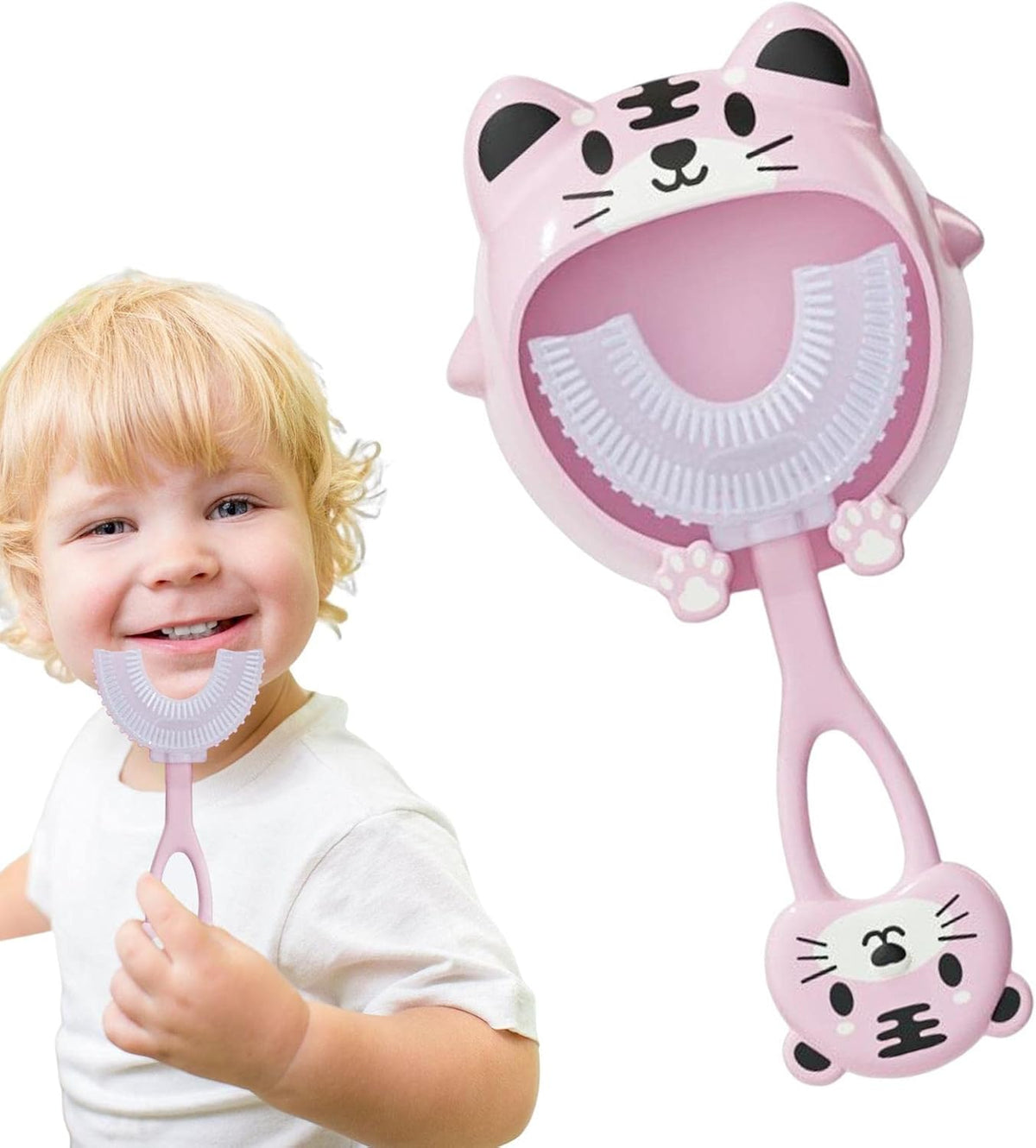 Brosses à Dent en Forme de U pour Enfant