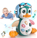 Jouet Musical Bébé Pingouin Rampant