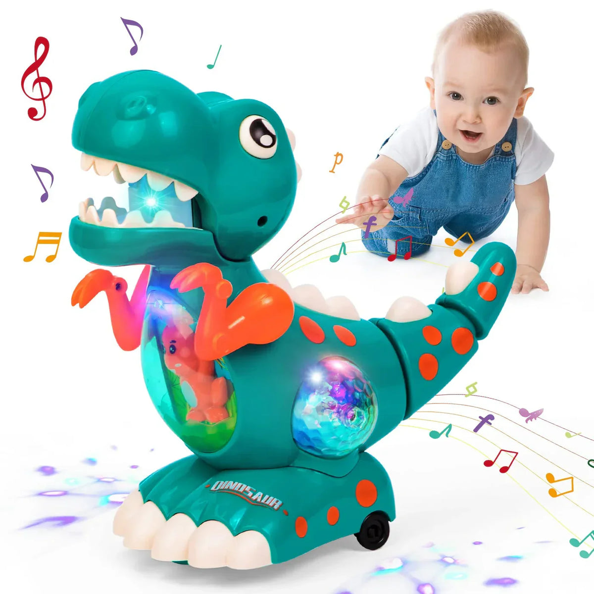 Jouet Dinosaure Musical Rampant Bébé