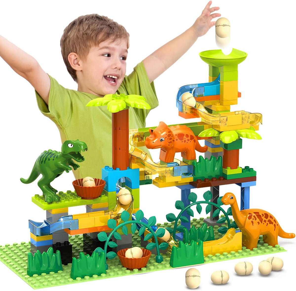 Circuit de Billes Dinosaure Enfant