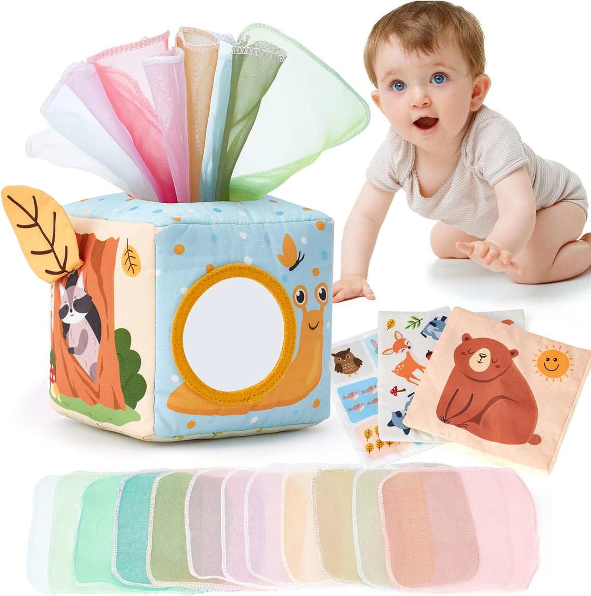 Boîte à Mouchoirs Montessori Bébé