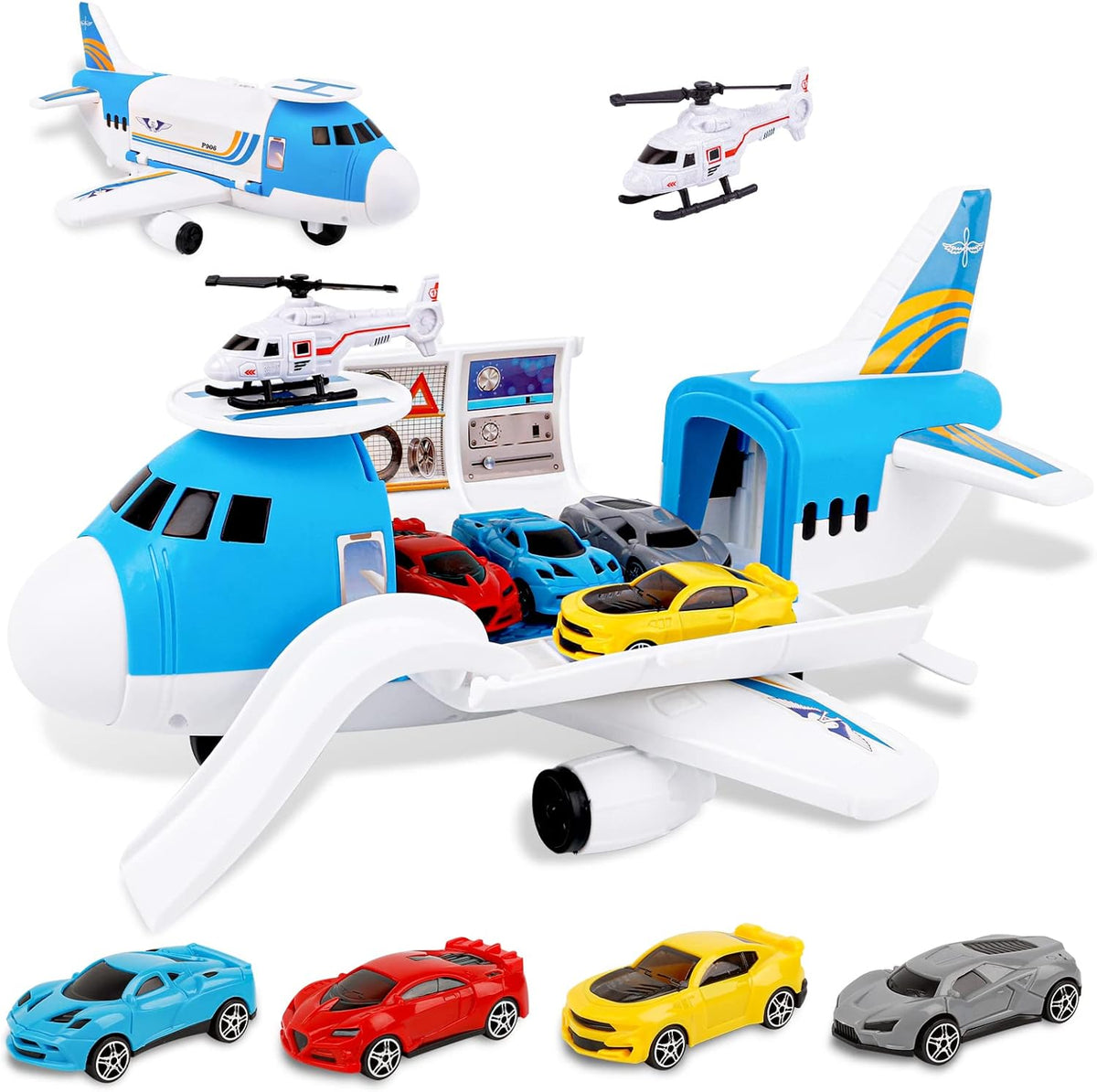 Jouet Avion Cargo Enfant Transporteur de Voitures