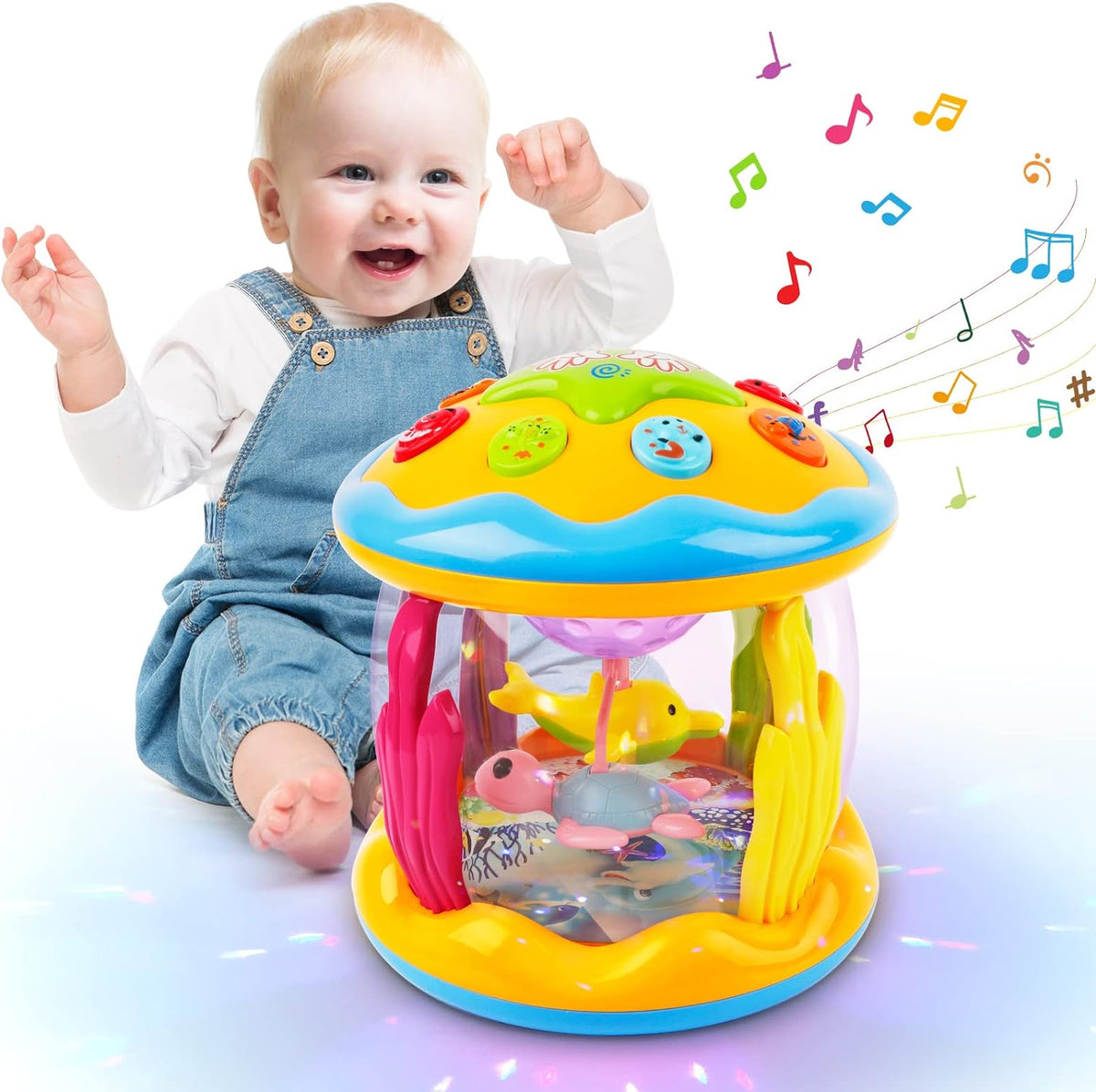 Veilleuse Musicale Bébé Projection Aquatique