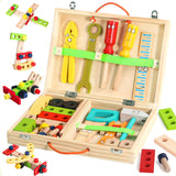 Boite à Outils en Bois pour Enfant