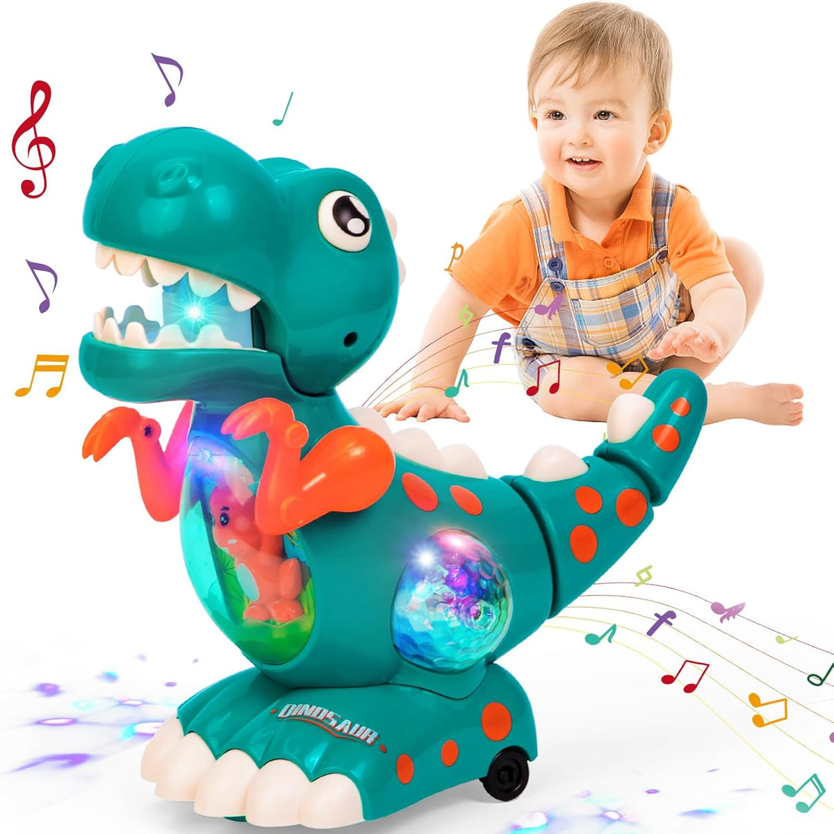 Jouet Dinosaure Musical Rampant Bébé