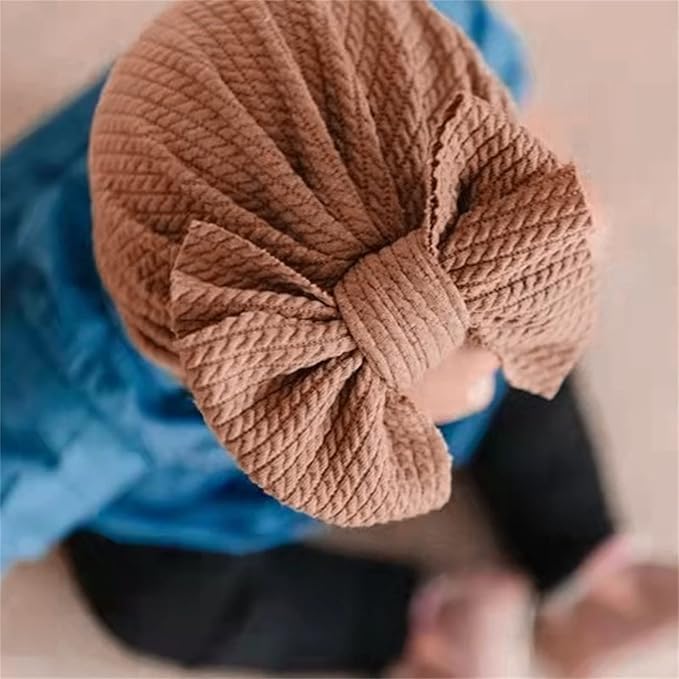 Turban Bébé Fille Noeud - Lot de 2