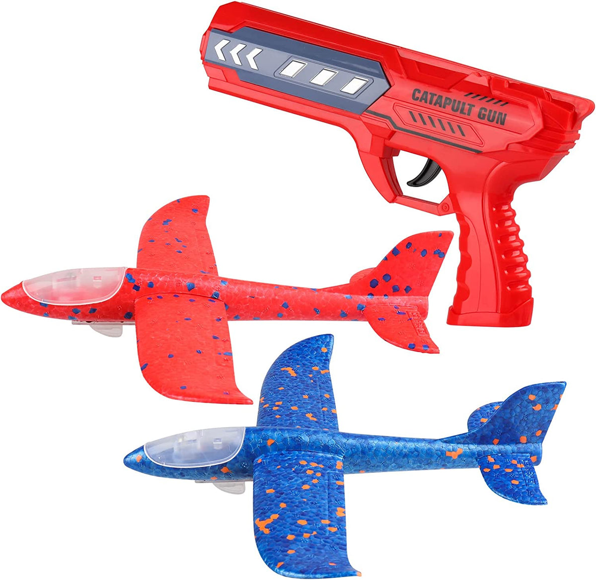 Avion Polystyrène avec Pistolet Lanceur
