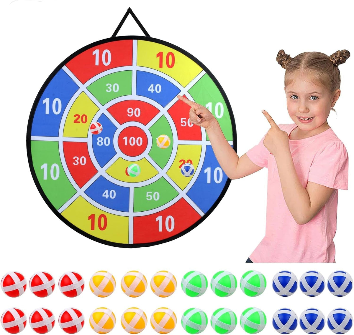 Cible à Scratch et de Fléchette Enfant et Adulte