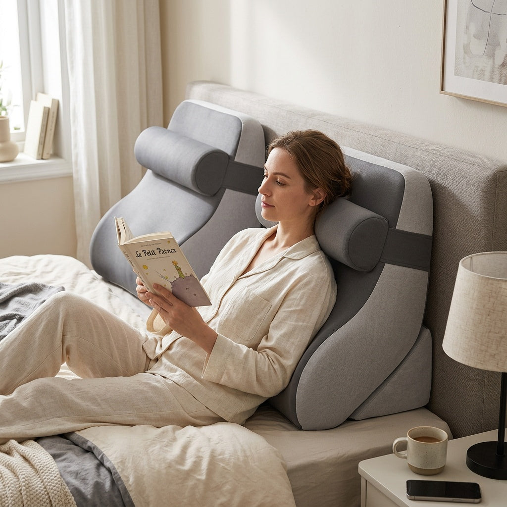 Coussin de lecture ergonomique