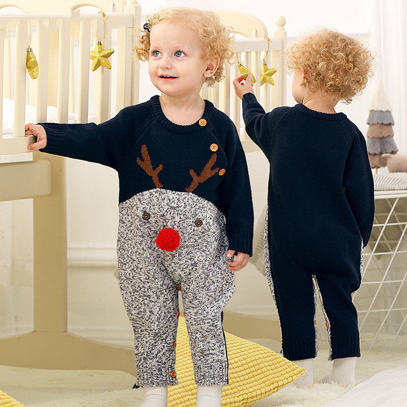 Combinaison Hiver Noël Bébé Laine