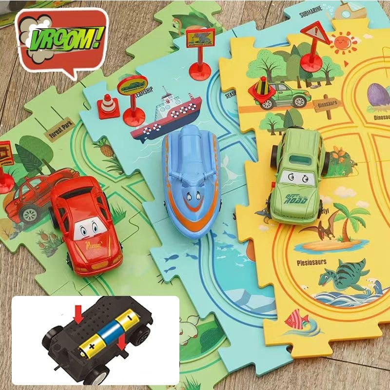 Circuit voiture Puzzle | PuzzleRace