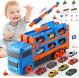 Camion Transporteur Voitures avec Piste de Course