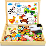 Puzzle Magnétique Montessori Double Face