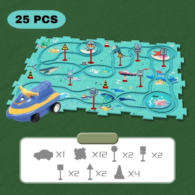 Circuit voiture Puzzle | PuzzleRace