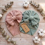 Turban Bébé Fille Noeud - Lot de 2