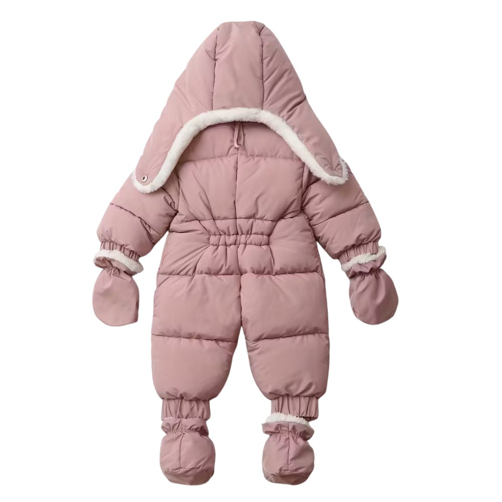 Combi-Pilote Bébé Hiver Ultra Chaude – avec Moufles, Chaussons et Chapka