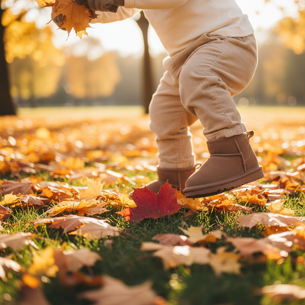 Bottes en Daim Fourrées pour Bébé / Enfant