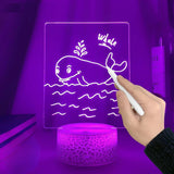 Veilleuse LED CréaMagic tableau dessin