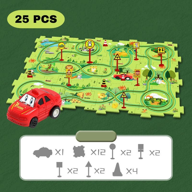 Circuit voiture Puzzle | PuzzleRace