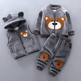 Ensemble Polaire ourson pour Bébé | CoolWinny