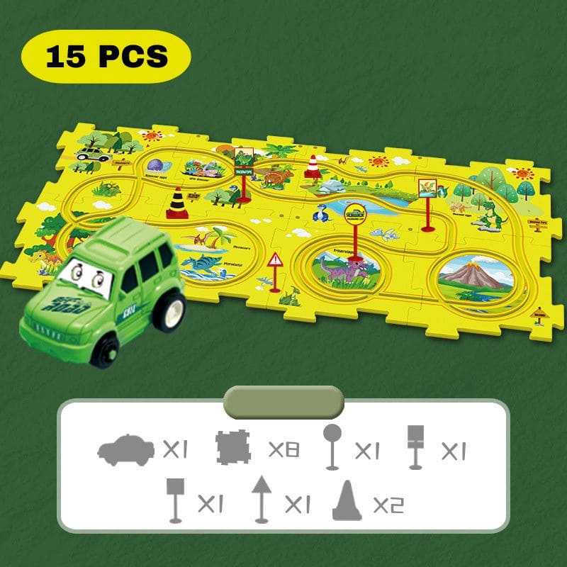 Circuit voiture Puzzle | PuzzleRace