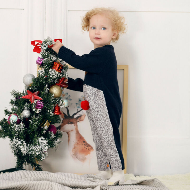 Combinaison Hiver Noël Bébé Laine