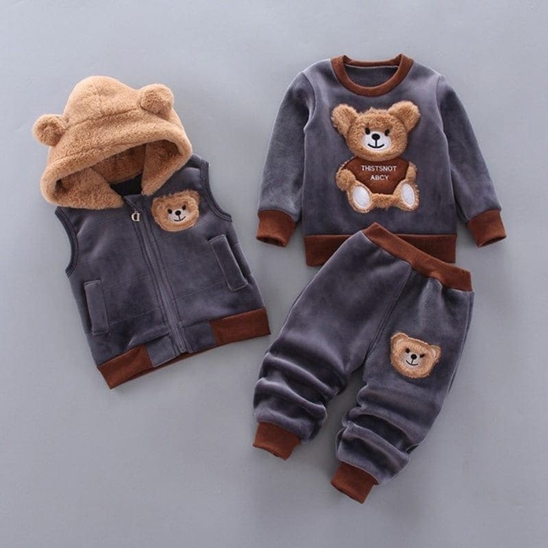 Ensemble Polaire ourson pour Bébé | CoolWinny