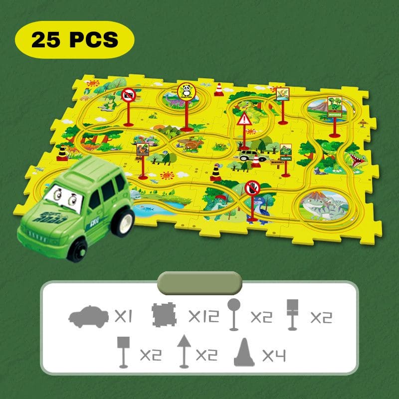Circuit voiture Puzzle | PuzzleRace
