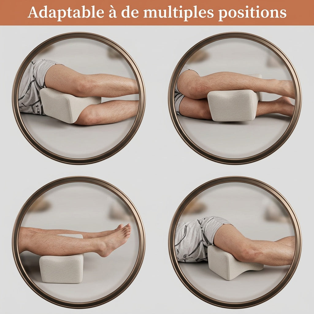 Coussin genoux sablier classique
