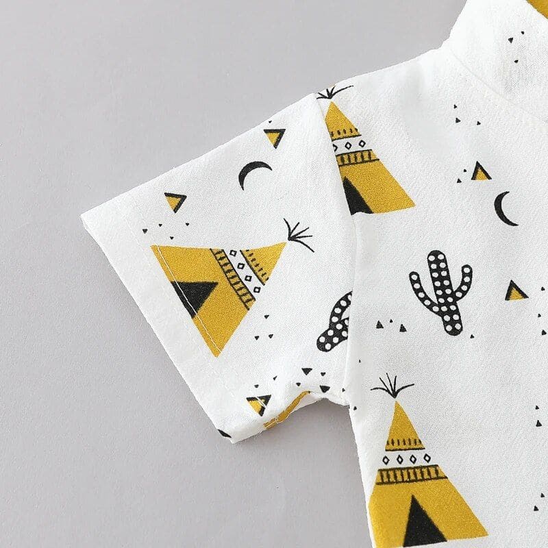 Ensemble pour bébé garçon - Chemise et Short | TippiSet