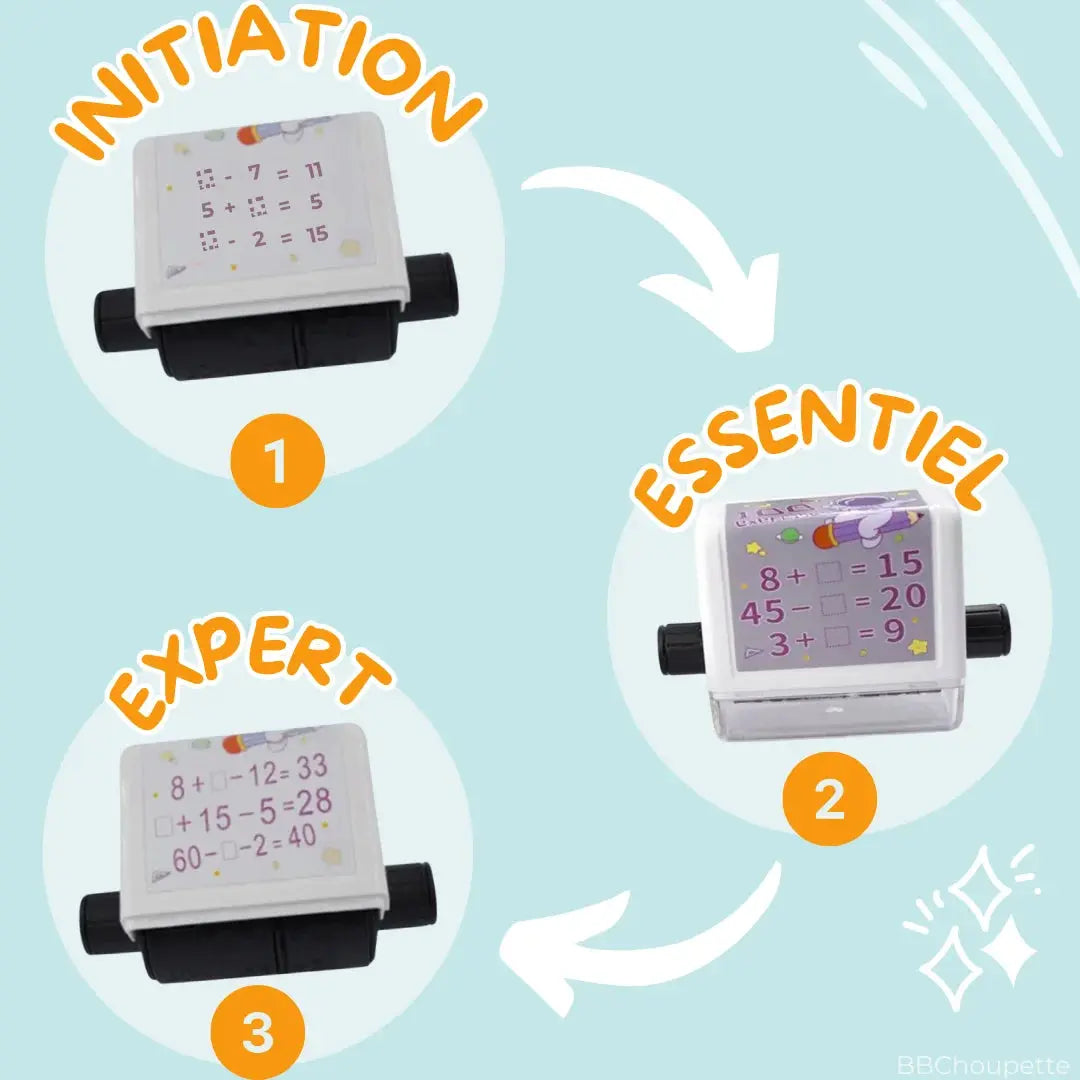 Additions & Soustractions Simplifiées - Mathéroule Trio