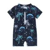 Maillot de Bain Bébé Garçon Manches Courtes