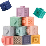 Cube Sensoriels Bébé à Empiler
