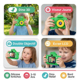 Appareil Photo Enfant 4 Ans – Design Dinosaure HD – Vert
