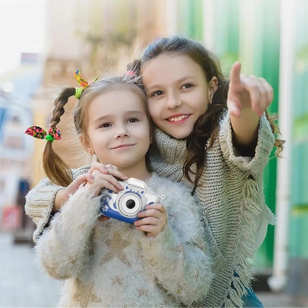 Appareil Photo Enfant Bleu HD 40MP – PhotoFun Fox