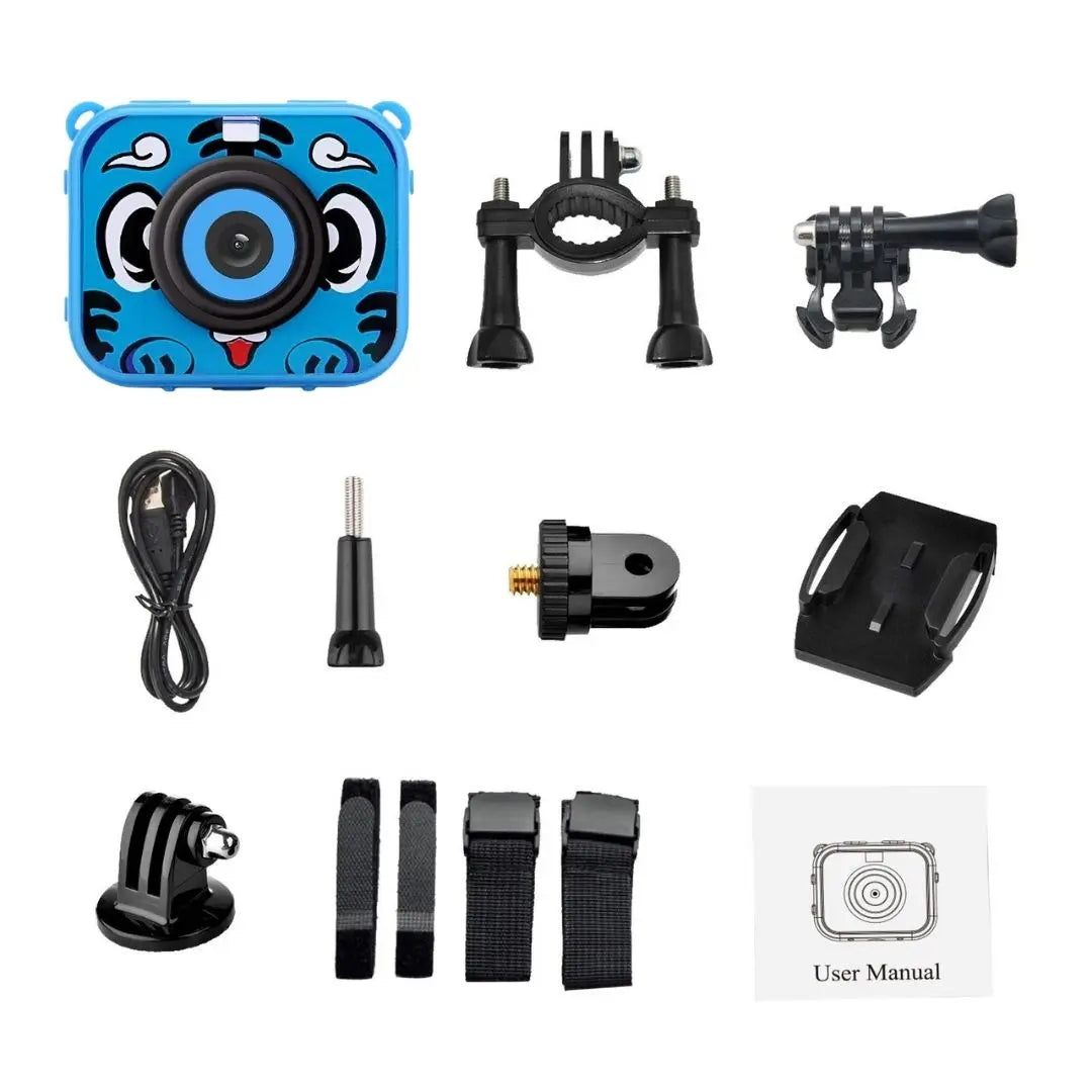 Appareil Photo Enfant Étanche Bleu – ExploraCam