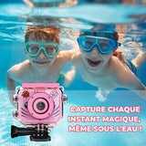 Appareil Photo Enfant Étanche Rose – ExploraCam