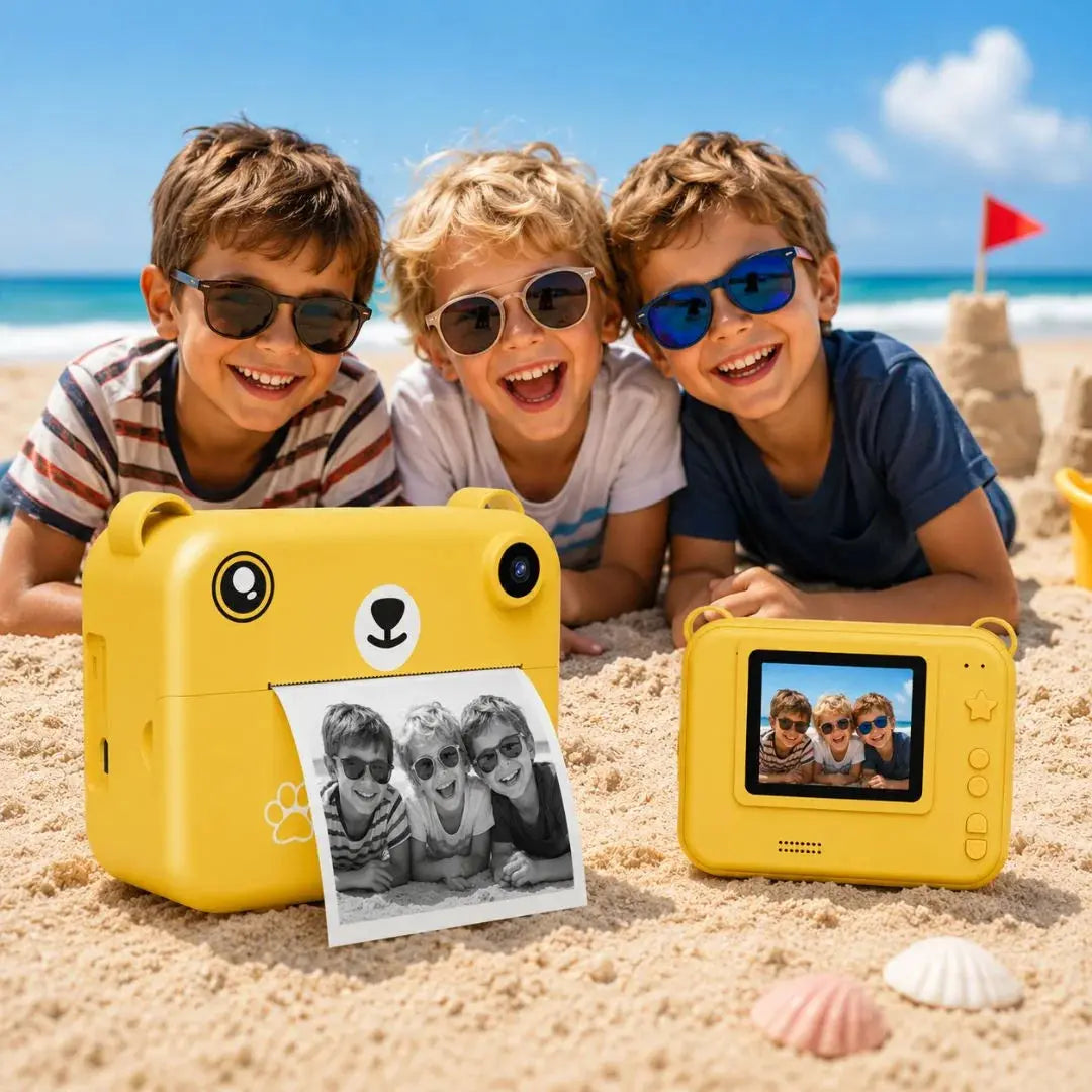 Appareil Photo Enfant Instantané – Impression Thermique – Objectif 180°