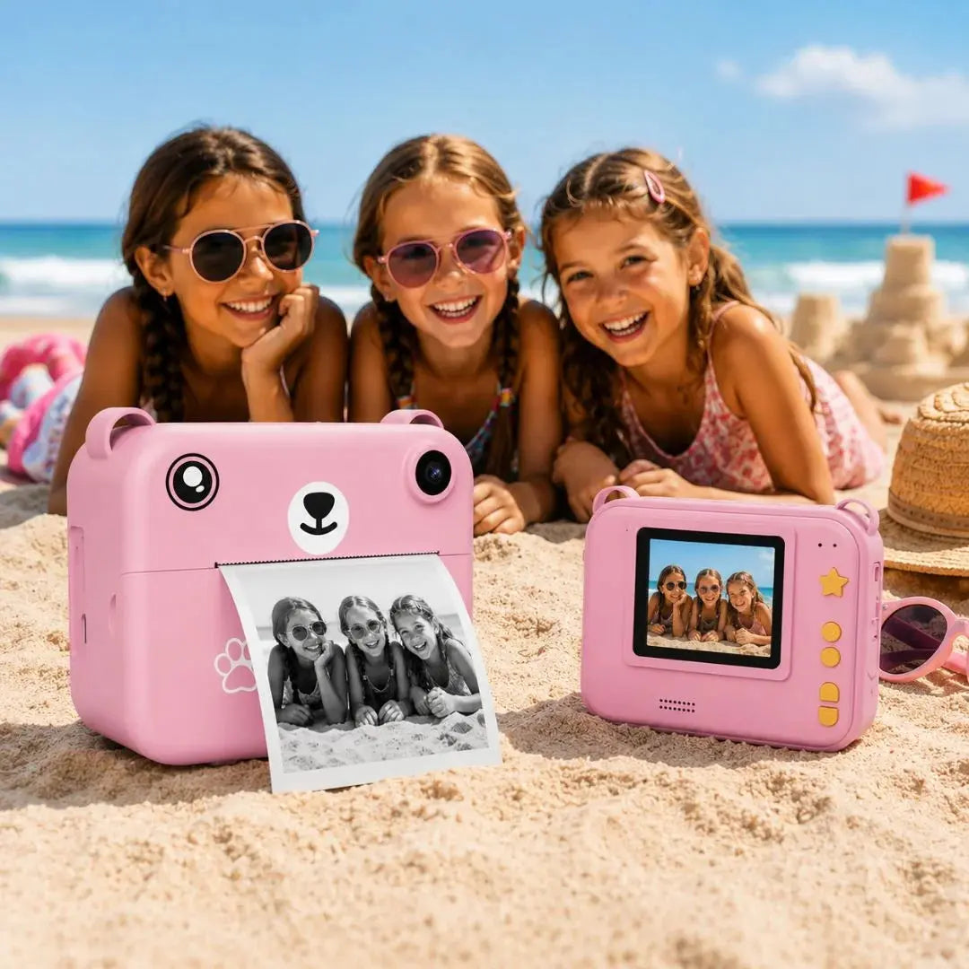 Appareil Photo Enfant Instantané – Impression Thermique – Objectif 180°