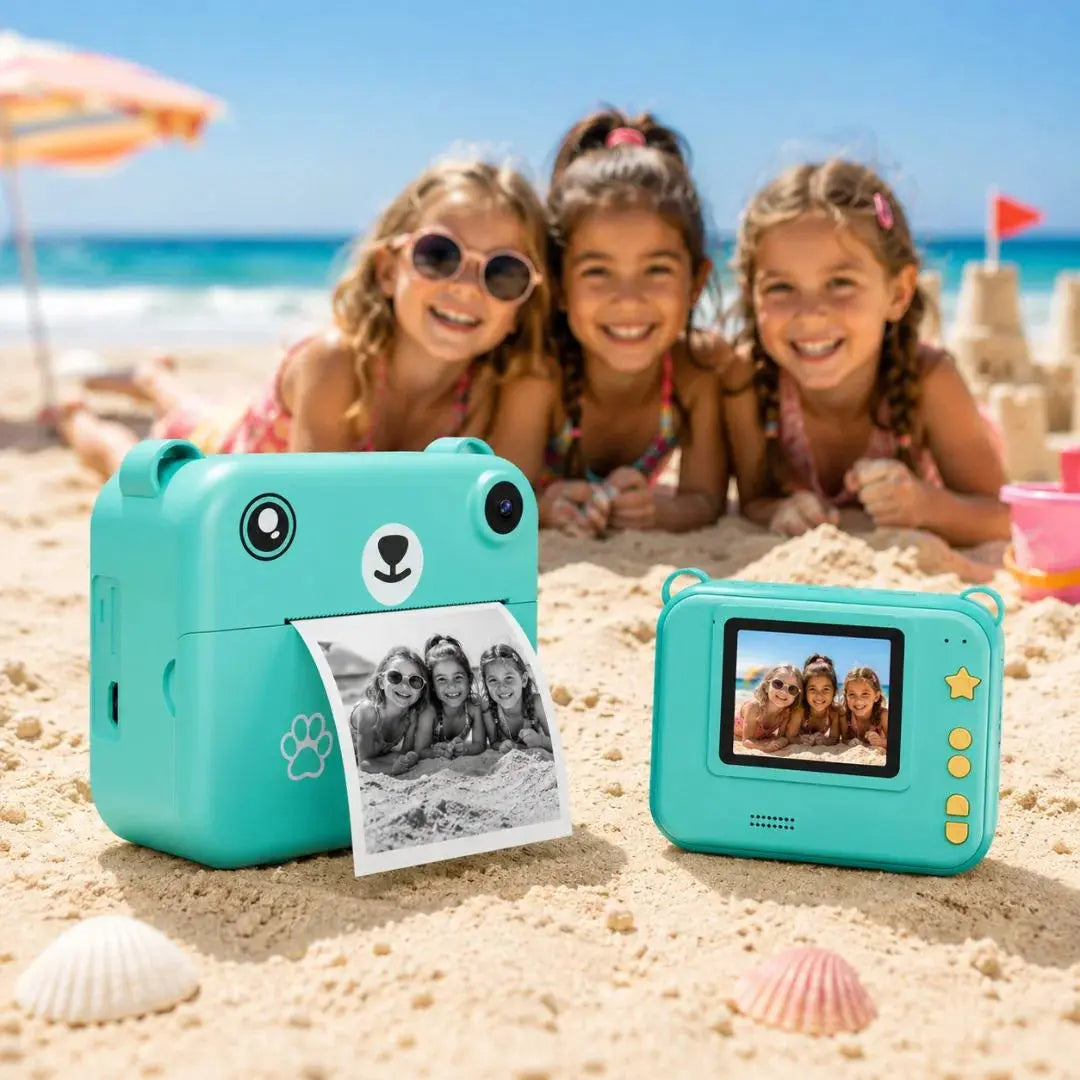 Appareil Photo Enfant Instantané – Impression Thermique – Objectif 180°
