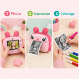 Appareil Photo Enfant 3 Ans - Lapin Sans Encre à Colorier