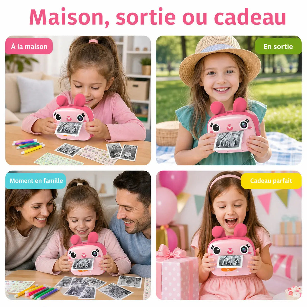 Appareil Photo Enfant 3 Ans - Lapin Sans Encre à Colorier