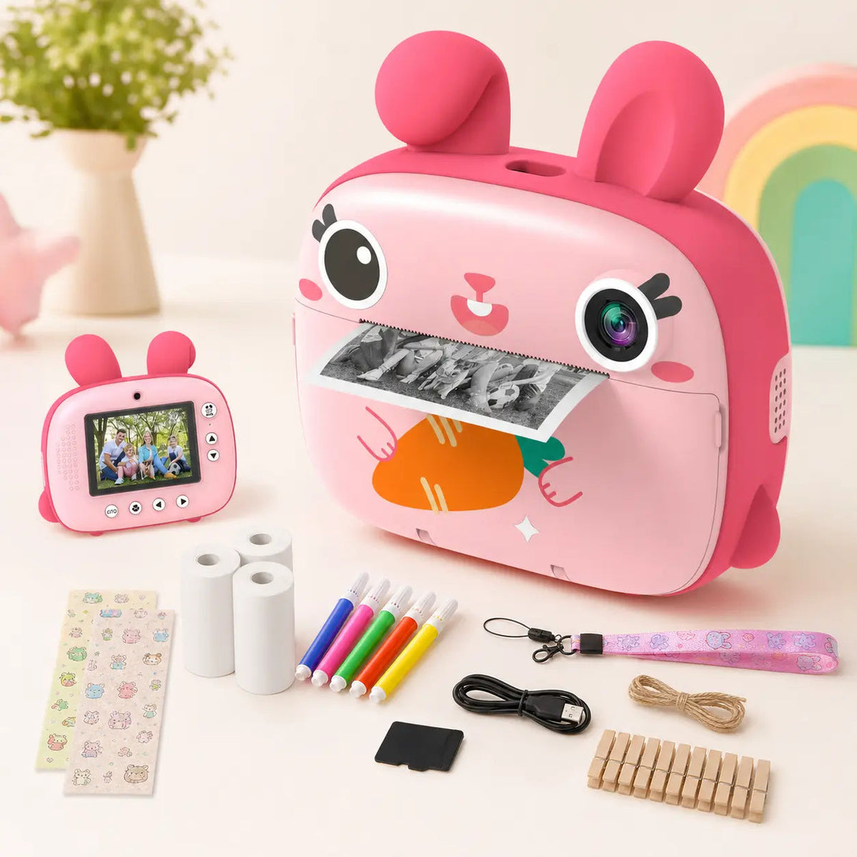 Appareil Photo Enfant 3 Ans - Lapin Sans Encre à Colorier