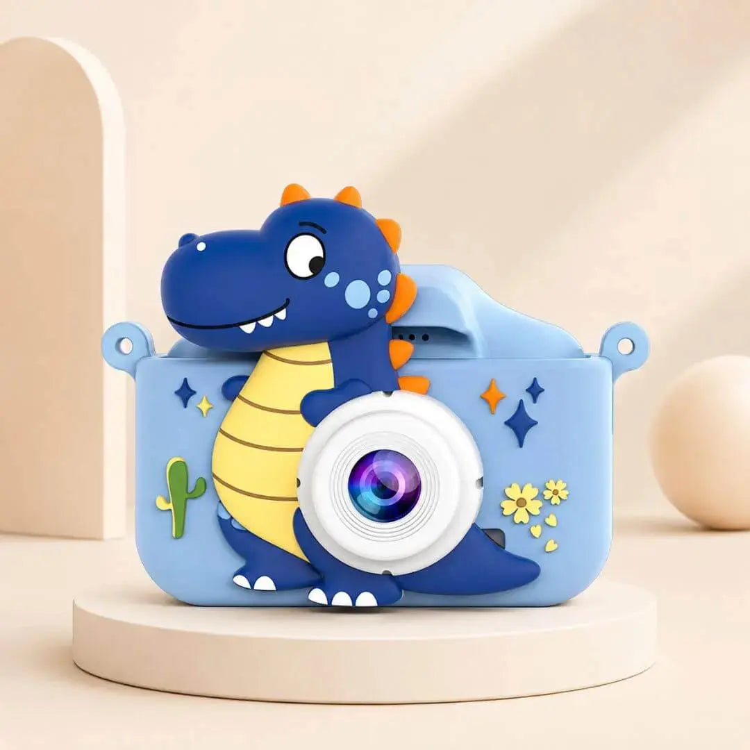 Appareil Photo Enfant Selfie – Double Objectif HD – Dinosaure